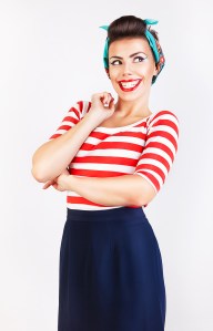 StripedShirtWoman