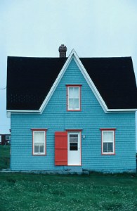 blue house